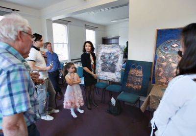 Казахстанская художница представила работы в великобритании